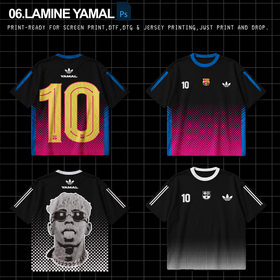 Football Design Kit — 15+ Football T-Shirt & Jersey Designs | PSD PNG SVG