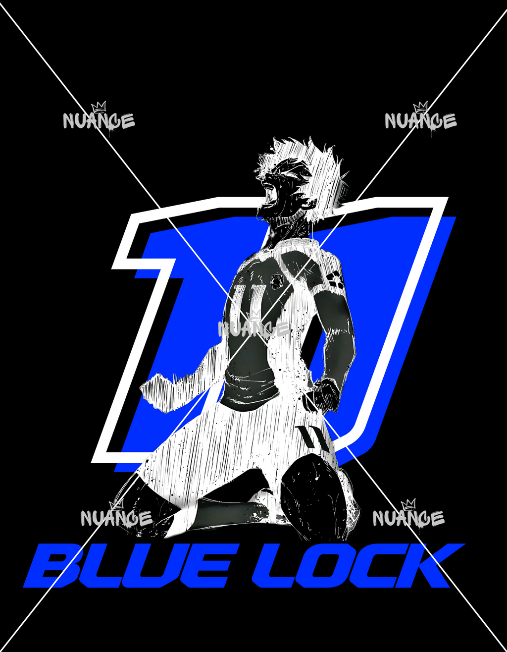 Blue Lock Licensed Designs – 20+ HD PNG Files