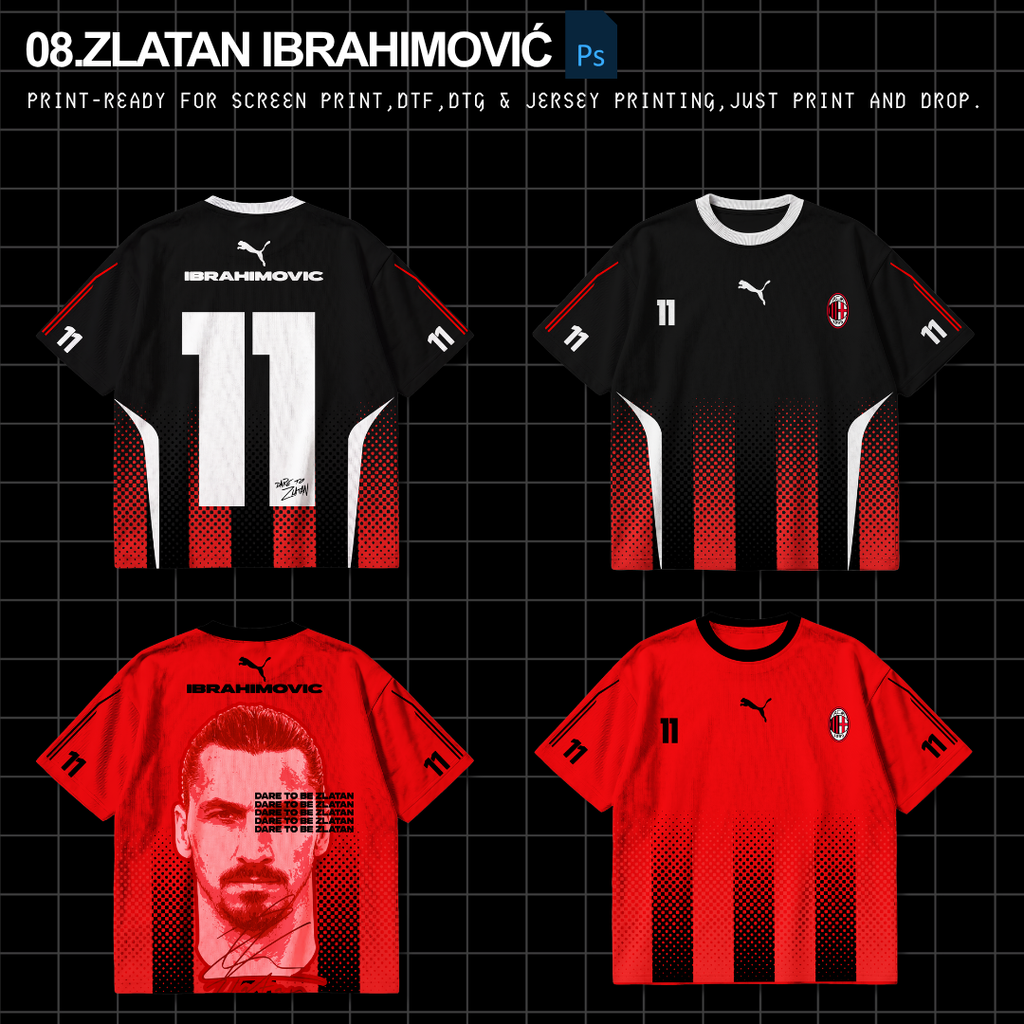 Football Design Kit — 15+ Football T-Shirt & Jersey Designs | PSD PNG SVG