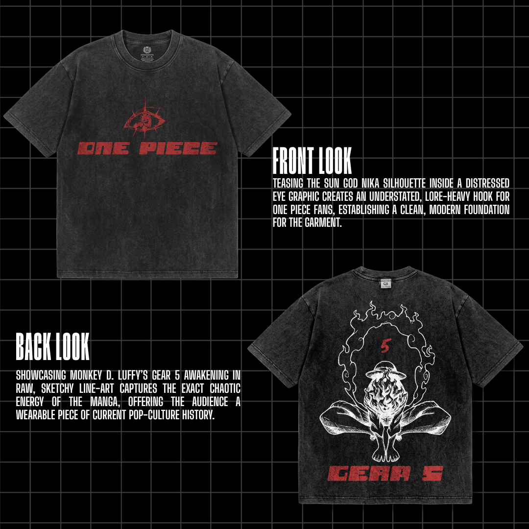 Anime Drop Vol.1 — 50+ Premium Anime Streetwear T-Shirt Designs | PSD PNG SVG | Print Ready | Instant Download