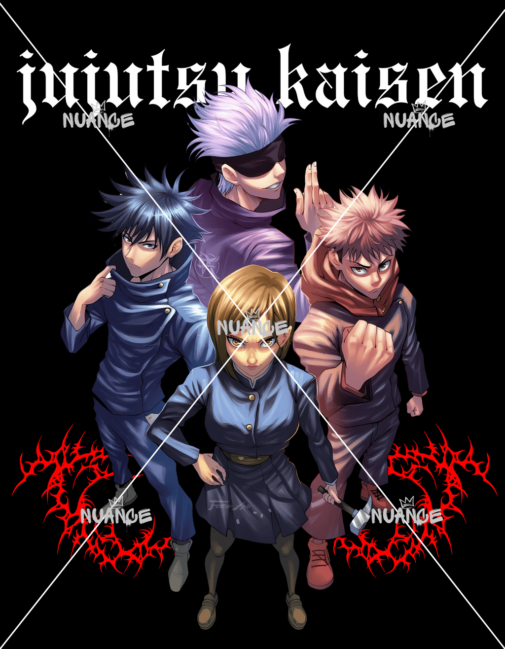 Jujutsu Kaisen Licensed Graphics – 40+ HD PNG & Vector Files (Jul 2025)