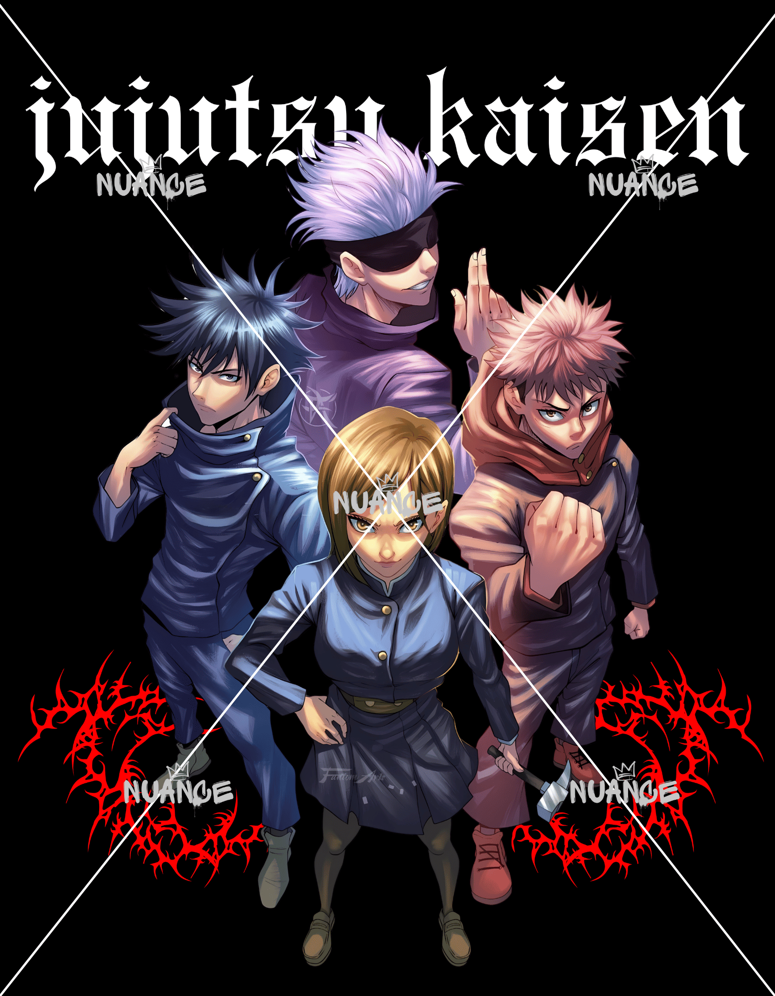 Jujutsu Kaisen Licensed Graphics – 40+ HD PNG & Vector Files (Jul 2025)