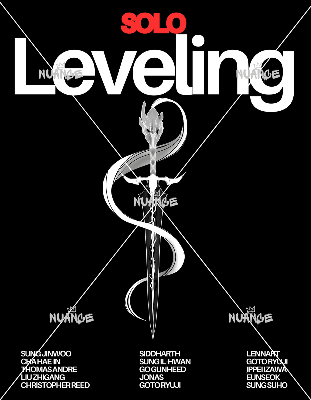 Solo Leveling Anime Licensed Designs – 30+ HD PNG Files