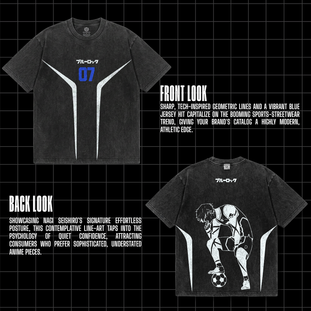 Anime Drop Vol.1 — 50+ Premium Anime Streetwear T-Shirt Designs | PSD PNG SVG | Print Ready | Instant Download