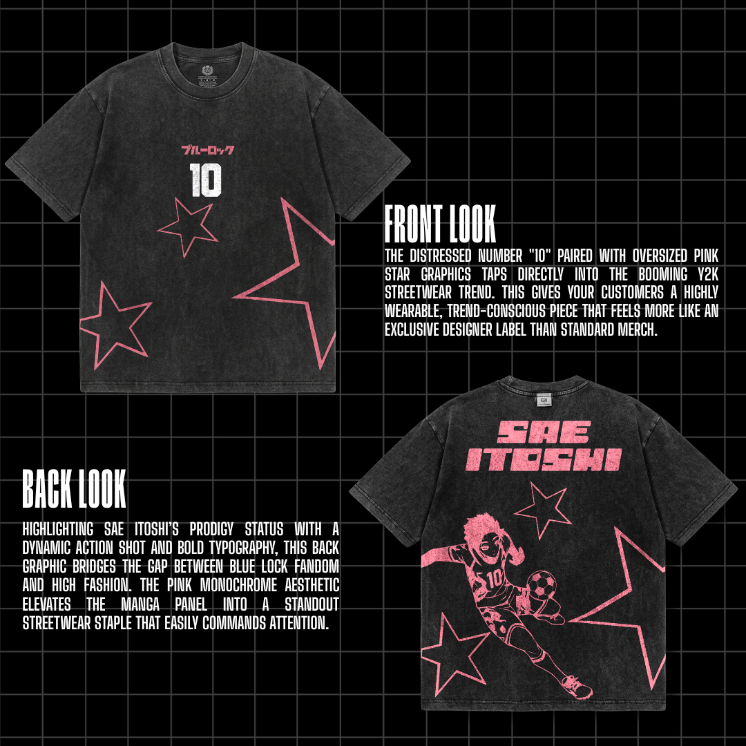 Anime Drop Vol.1 — 50+ Premium Anime Streetwear T-Shirt Designs | PSD PNG SVG | Print Ready | Instant Download