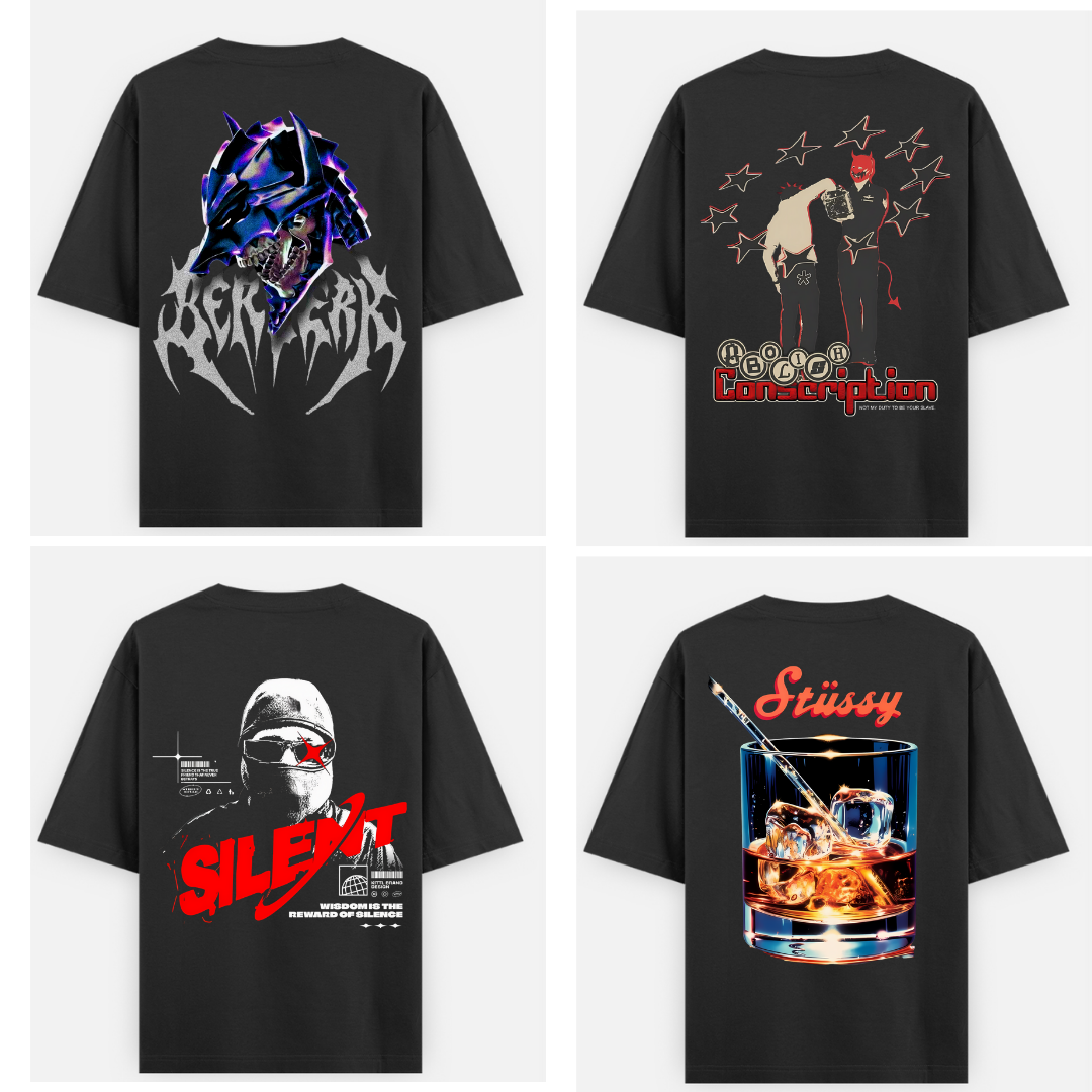 Premium Streetwear Licensed Designs – 100+ Editable 4k PNG Graphics (Aug 2025)