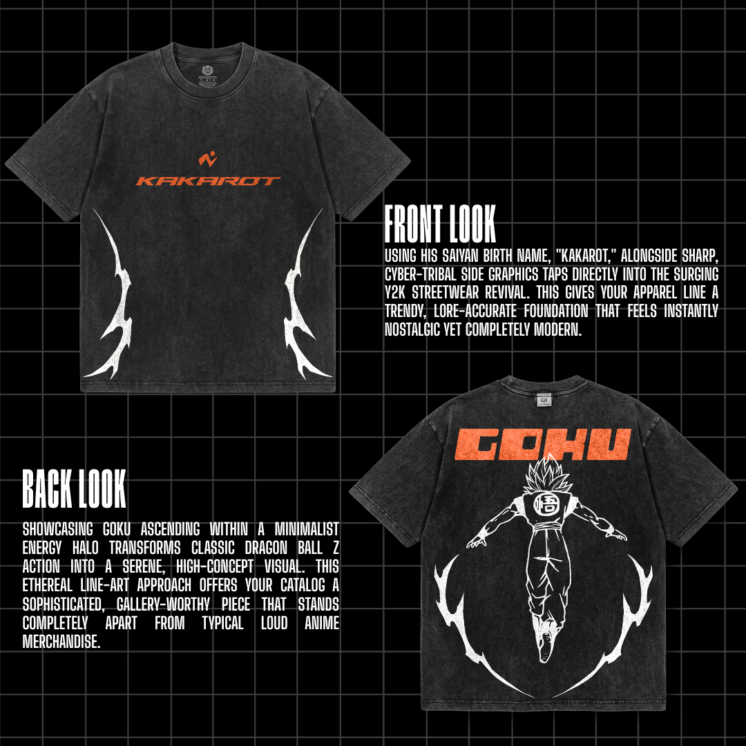 Anime Drop Vol.1 — 50+ Premium Anime Streetwear T-Shirt Designs | PSD PNG SVG | Print Ready | Instant Download