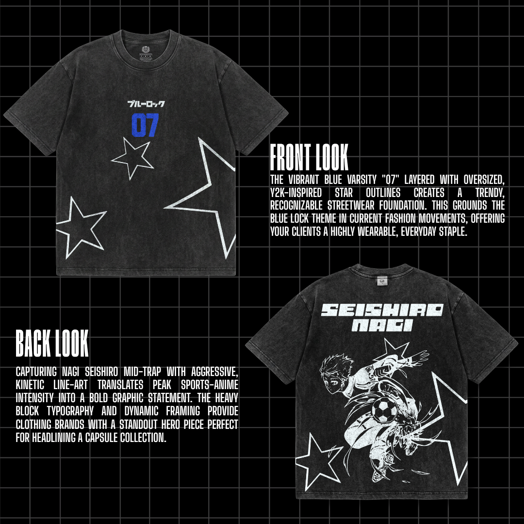 Anime Drop Vol.1 — 50+ Premium Anime Streetwear T-Shirt Designs | PSD PNG SVG | Print Ready | Instant Download