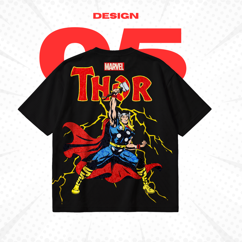 Marvel T-Shirt Design Bundle SVG PNG | Spider-Man Thor Hulk Punisher Vintage Graphic Tee | Dark Comic Streetwear | Screen Print DTG Ready
