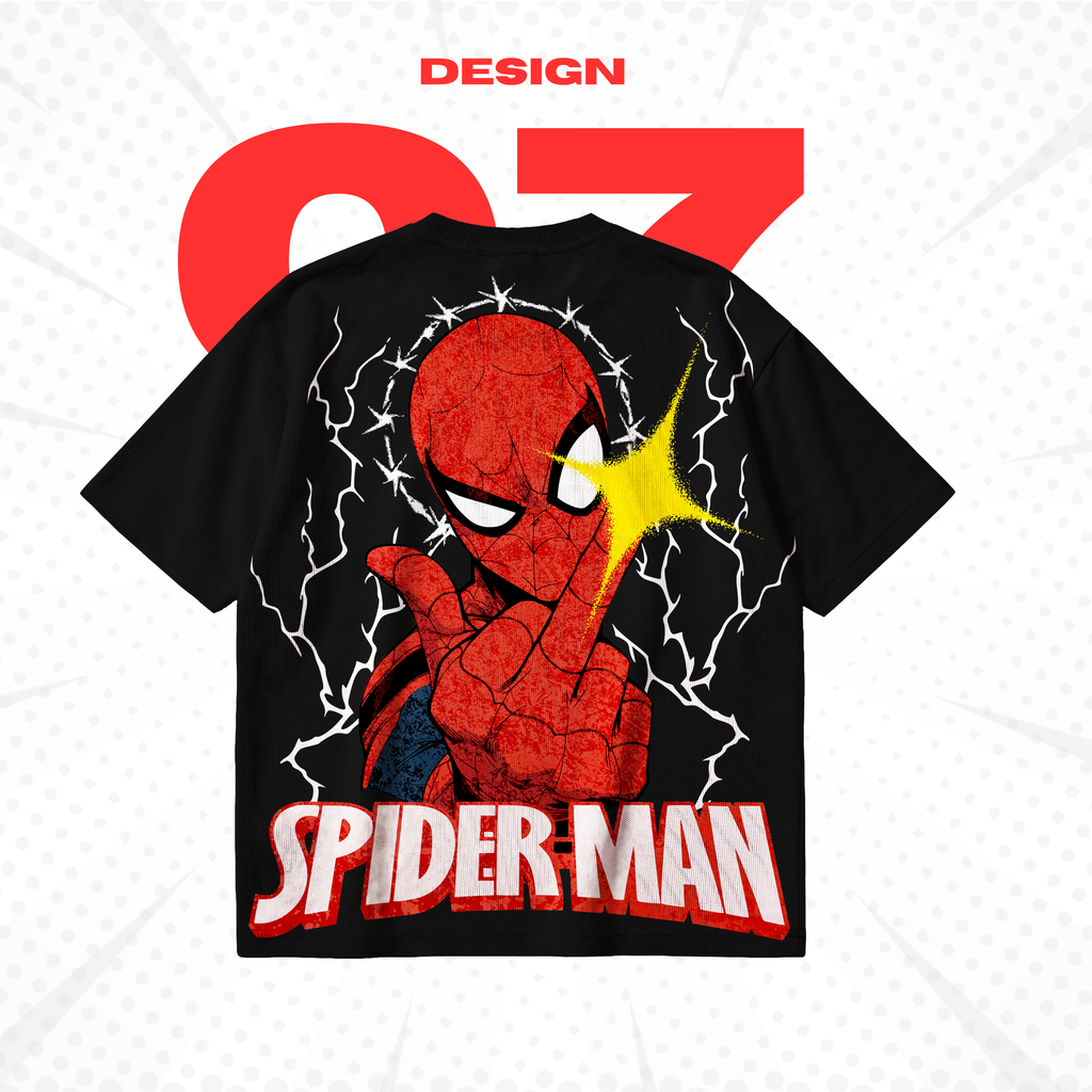 Marvel T-Shirt Design Bundle SVG PNG | Spider-Man Thor Hulk Punisher Vintage Graphic Tee | Dark Comic Streetwear | Screen Print DTG Ready