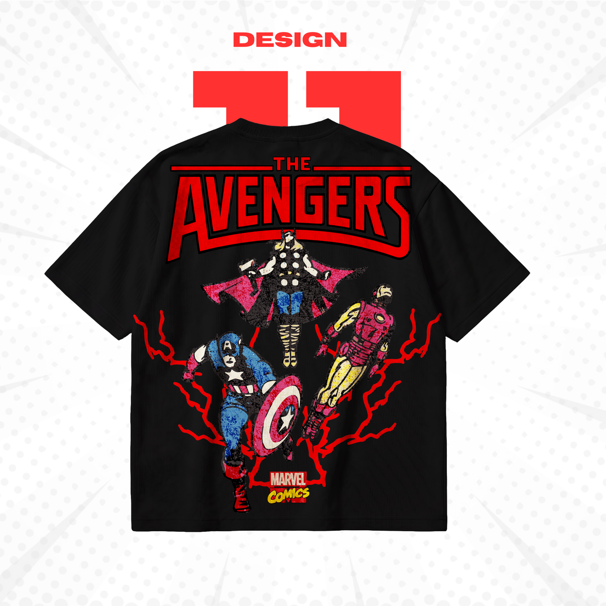 Marvel T-Shirt Design Bundle SVG PNG | Spider-Man Thor Hulk Punisher Vintage Graphic Tee | Dark Comic Streetwear | Screen Print DTG Ready