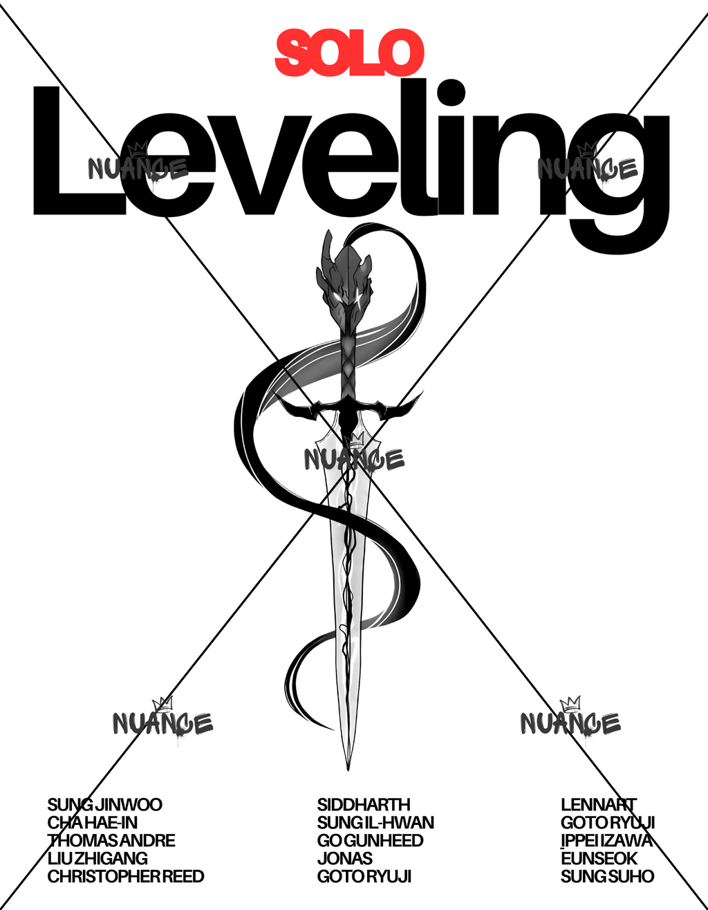 Solo Leveling Anime Licensed Designs – 30+ HD PNG Files