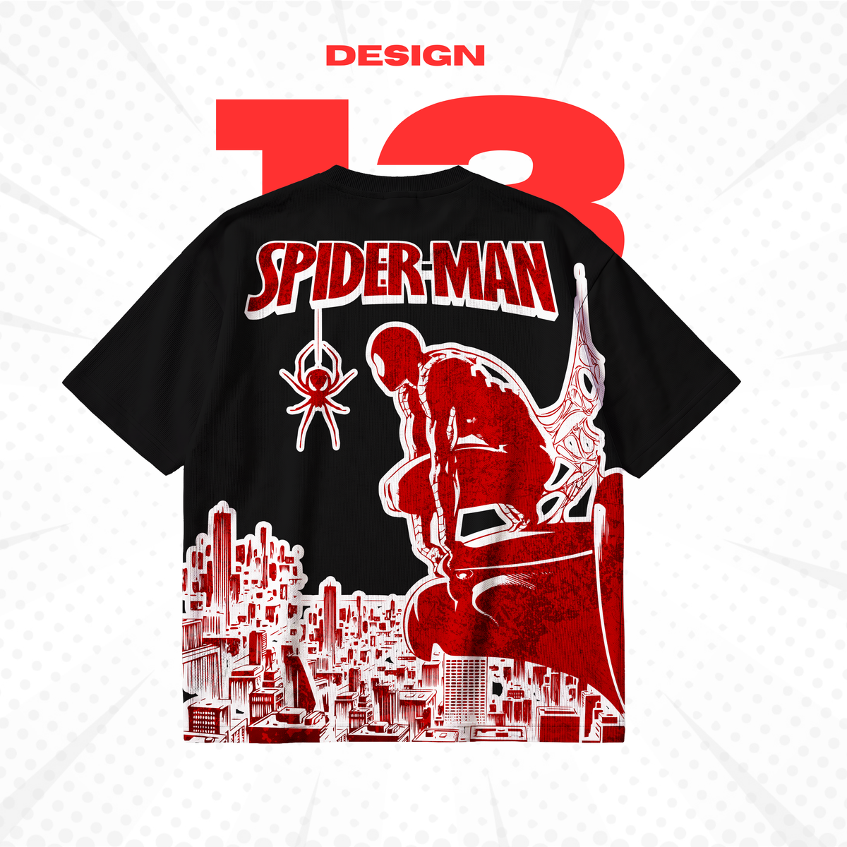 Marvel T-Shirt Design Bundle SVG PNG | Spider-Man Thor Hulk Punisher Vintage Graphic Tee | Dark Comic Streetwear | Screen Print DTG Ready