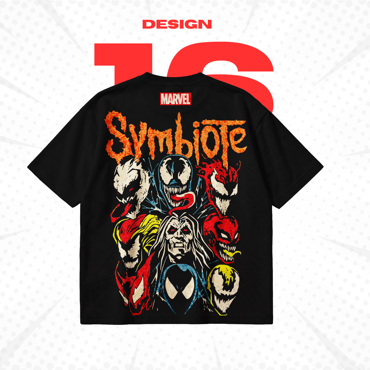 Marvel T-Shirt Design Bundle SVG PNG | Spider-Man Thor Hulk Punisher Vintage Graphic Tee | Dark Comic Streetwear | Screen Print DTG Ready