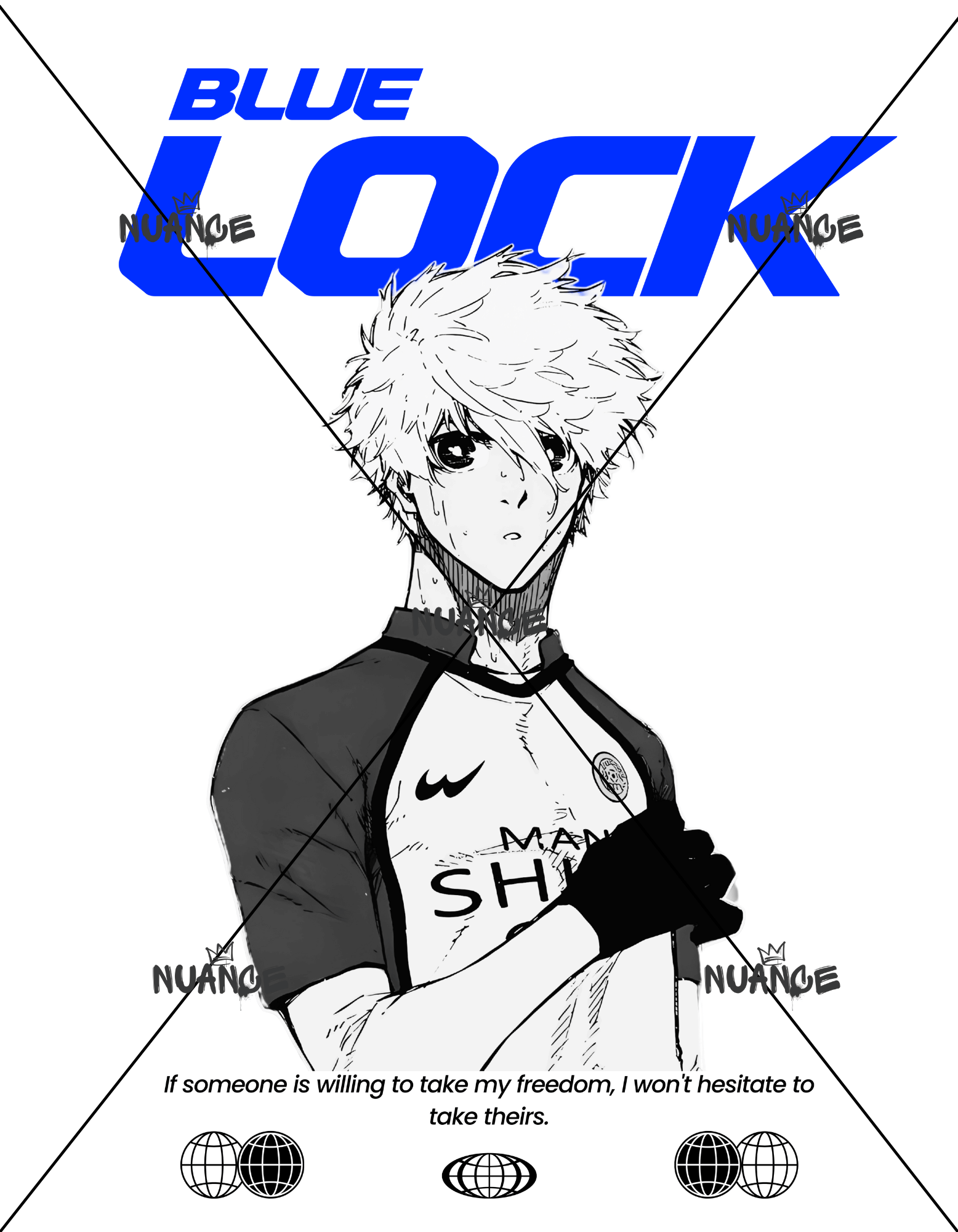 Blue Lock Licensed Designs – 20+ HD PNG Files