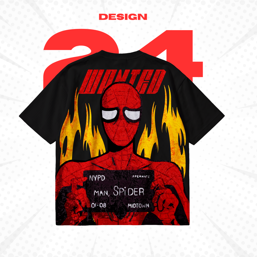 Marvel T-Shirt Design Bundle SVG PNG | Spider-Man Thor Hulk Punisher Vintage Graphic Tee | Dark Comic Streetwear | Screen Print DTG Ready