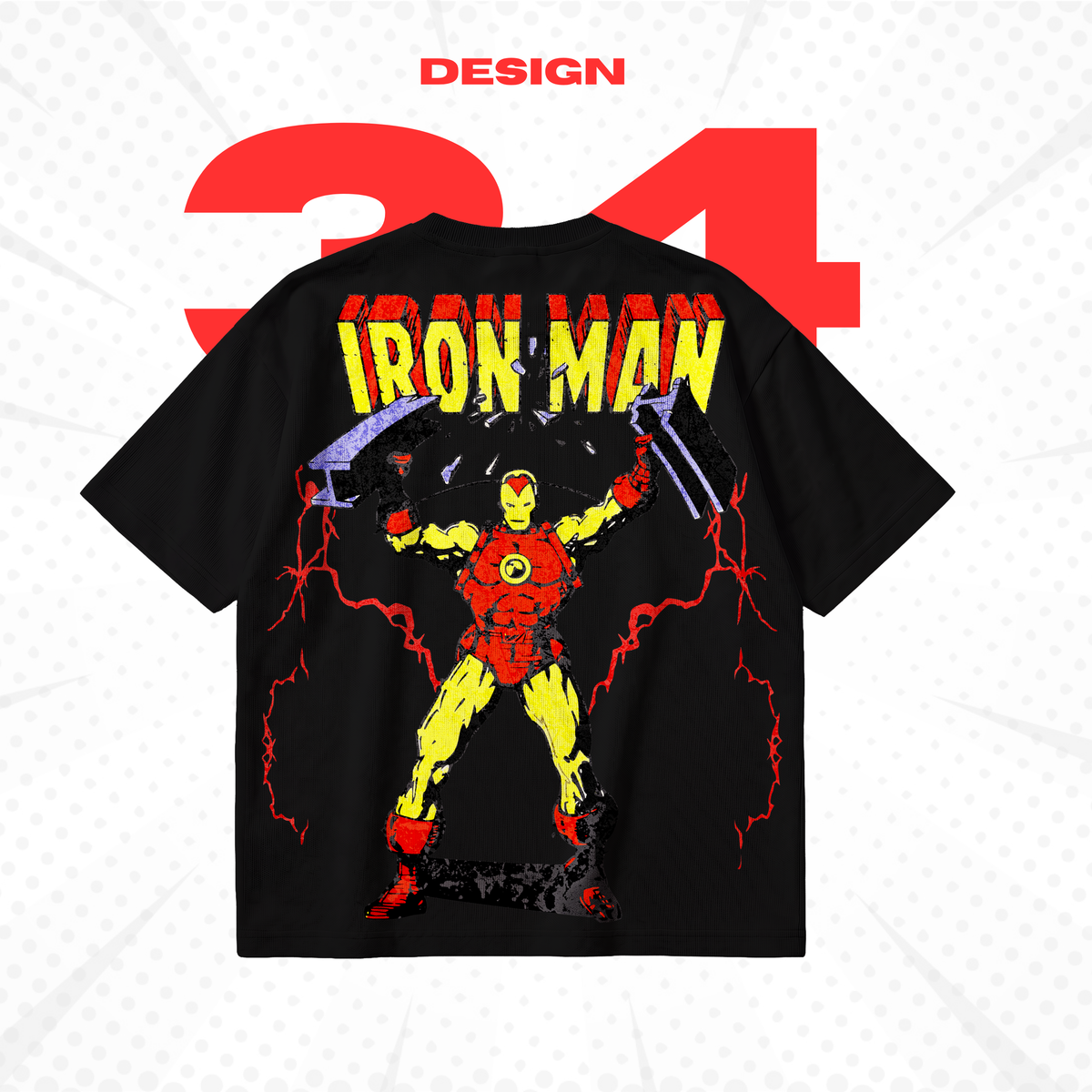 Marvel T-Shirt Design Bundle SVG PNG | Spider-Man Thor Hulk Punisher Vintage Graphic Tee | Dark Comic Streetwear | Screen Print DTG Ready