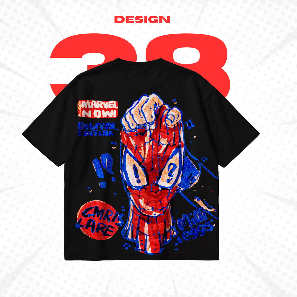 Marvel T-Shirt Design Bundle SVG PNG | Spider-Man Thor Hulk Punisher Vintage Graphic Tee | Dark Comic Streetwear | Screen Print DTG Ready