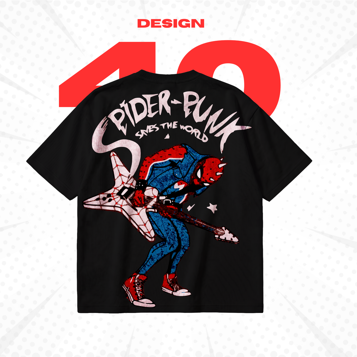 Marvel T-Shirt Design Bundle SVG PNG | Spider-Man Thor Hulk Punisher Vintage Graphic Tee | Dark Comic Streetwear | Screen Print DTG Ready