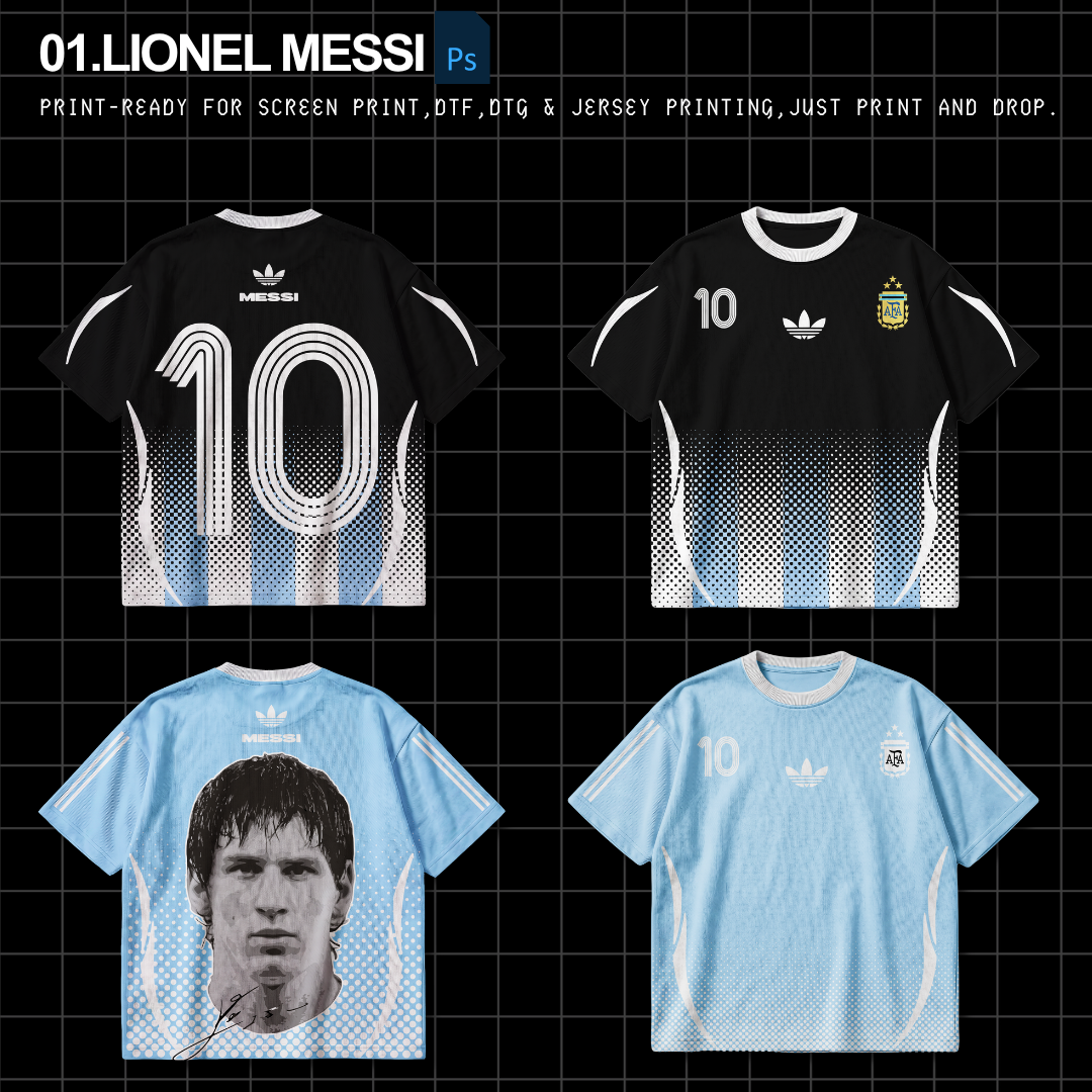 Football Design Kit — 15+ Football T-Shirt & Jersey Designs | PSD PNG SVG