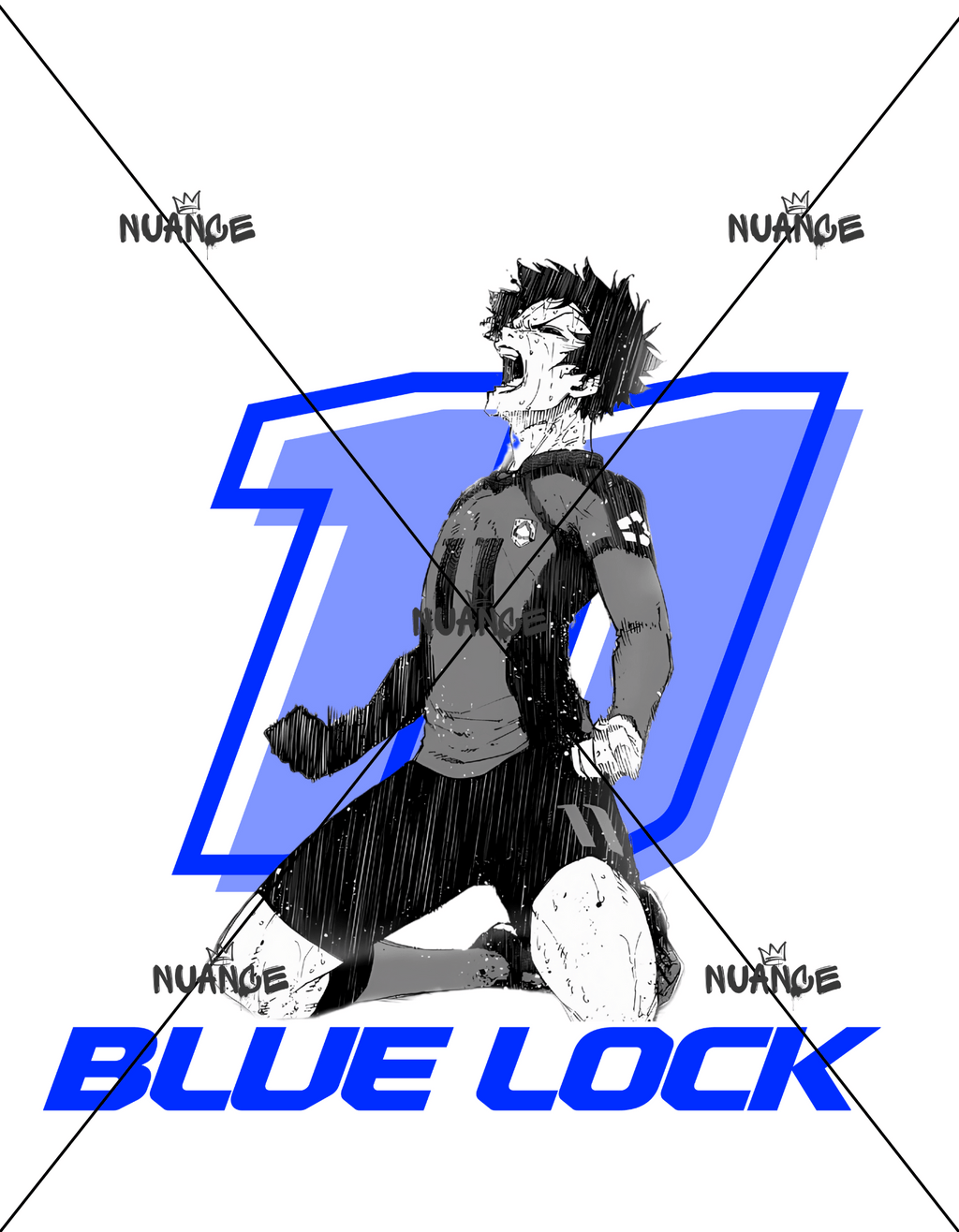 Blue Lock Licensed Designs – 20+ HD PNG Files
