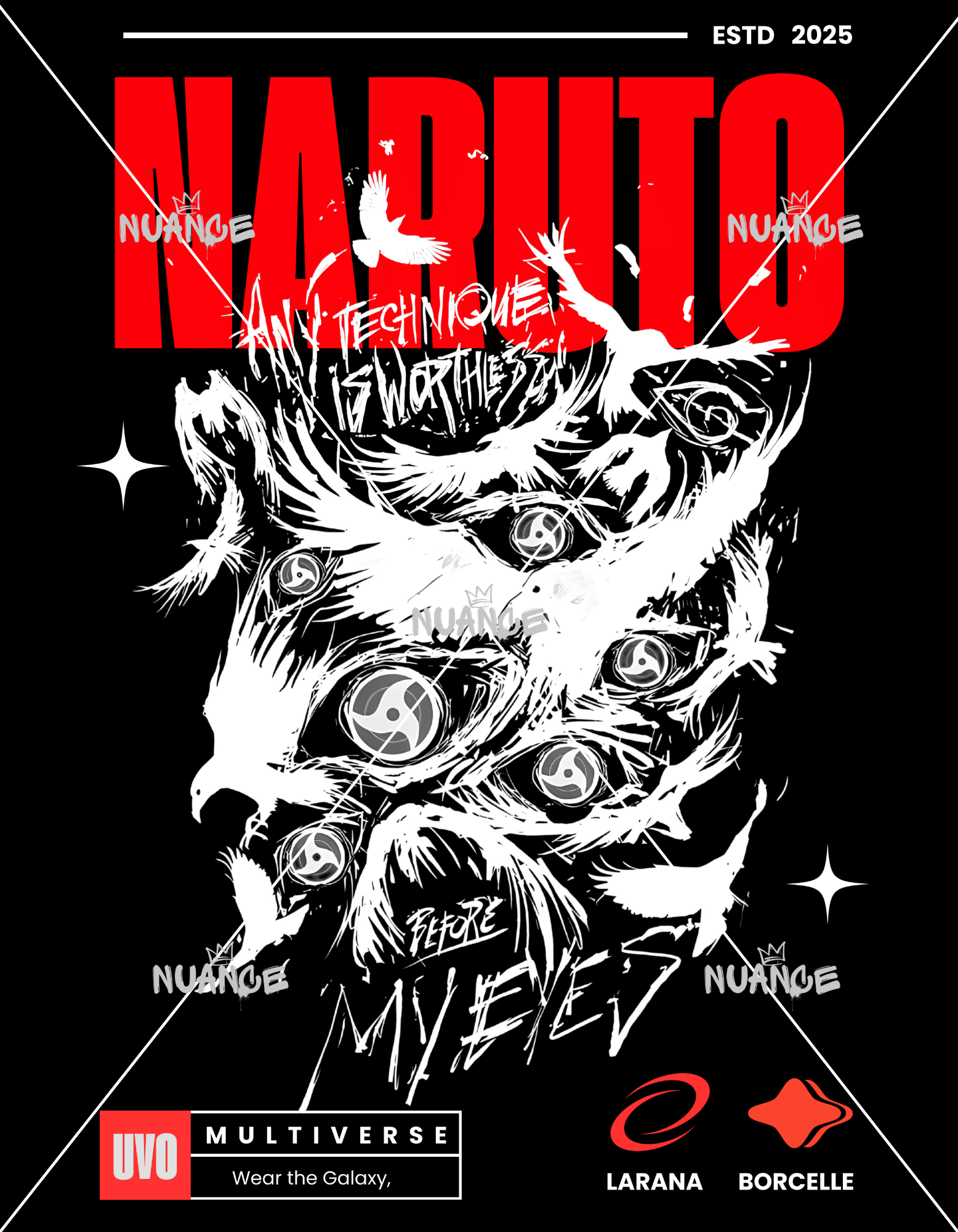 Naruto Anime Licensed Designs – 20+ HD PNG Files for Merch