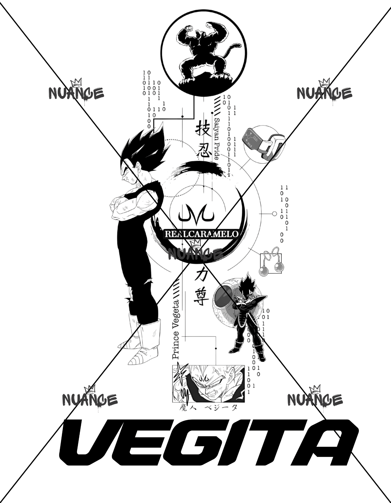 Dragon Ball Z Licensed Designs – 20+ HD PNG Files
