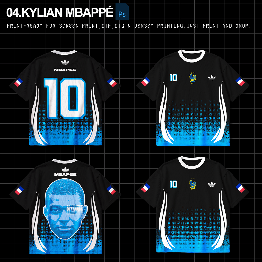 Football Design Kit — 15+ Football T-Shirt & Jersey Designs | PSD PNG SVG