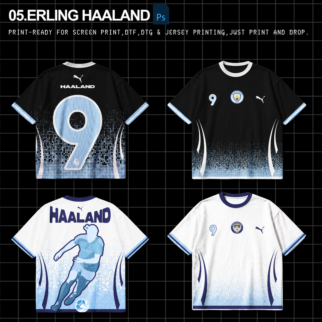 Football Design Kit — 15+ Football T-Shirt & Jersey Designs | PSD PNG SVG