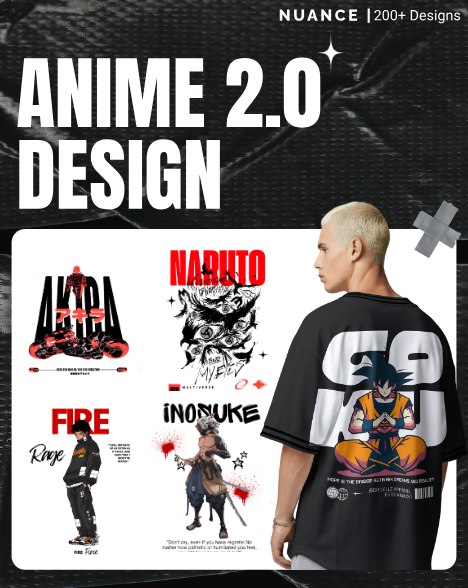 Premium Anime-Inspired Licensed Designs – 200+ Editable 4k PNG Graphics (2026)