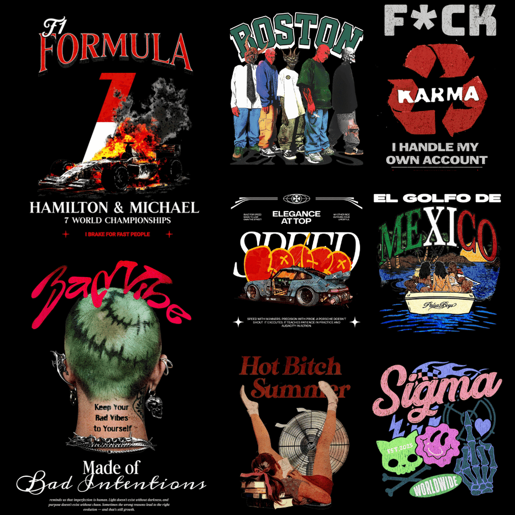 Premium Streetwear 2.0 Licensed Designs – 150+ Editable 4K PNG Graphics (2026)