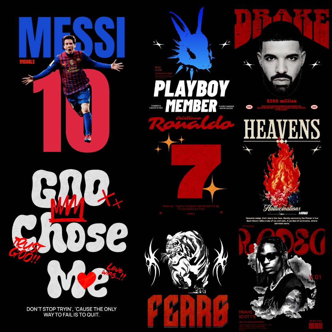 Premium Streetwear 2.0 Licensed Designs – 150+ Editable 4K PNG Graphics (2026)