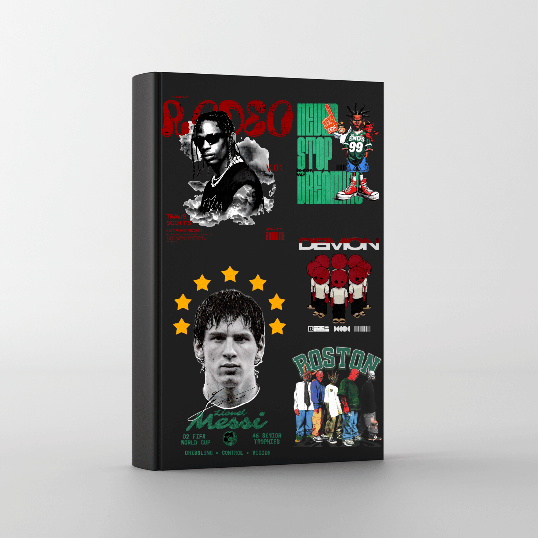 Premium Streetwear 2.0 Licensed Designs – 150+ Editable 4K PNG Graphics (2026)