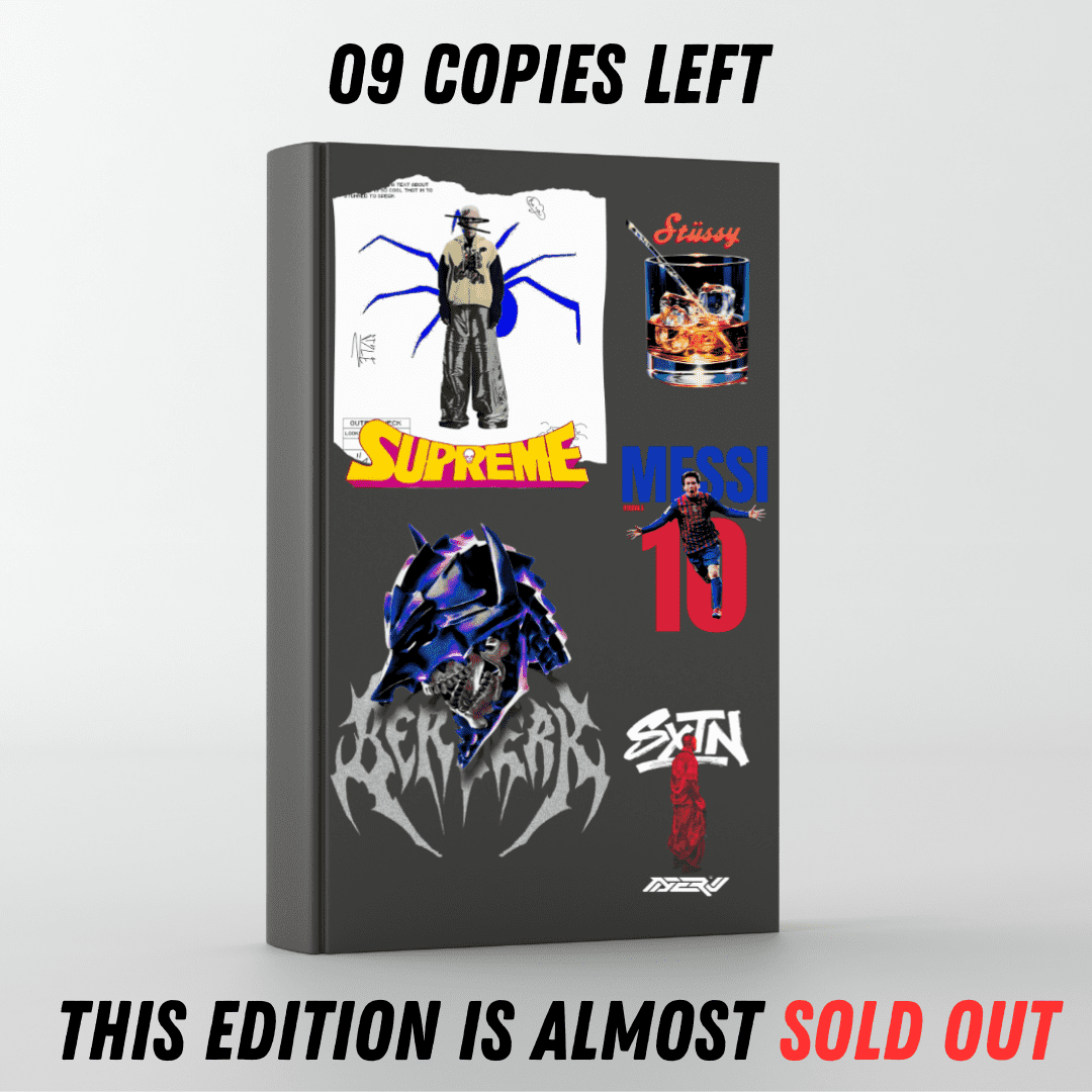 Mega Pack Licensed Design Library — Anime, Streetwear, Sports & Typographic 1000+ Premium PNG/4K Files