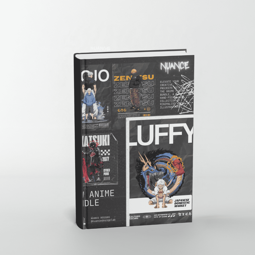 Mega Pack Licensed Design Library — Anime, Streetwear, Sports & Typographic 1000+ Premium PNG/4K Files